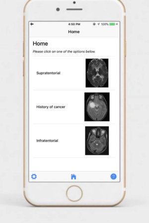 A screenshot of the app