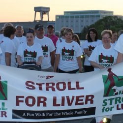 Group of CLF supporters at the Stroll for Liver