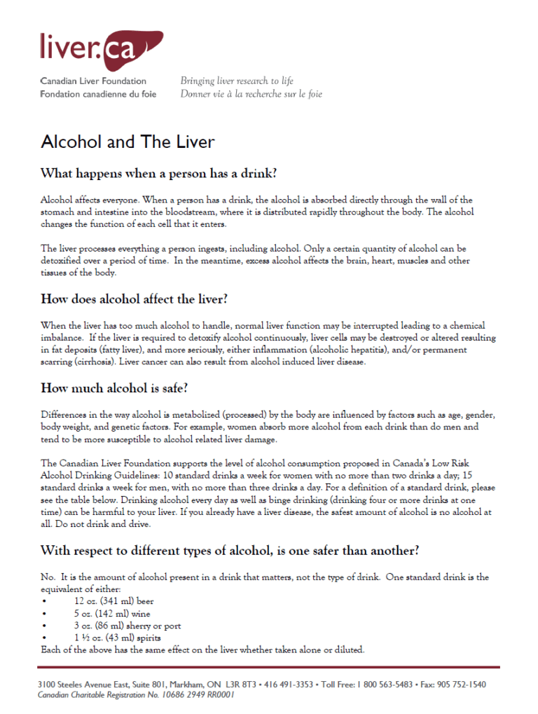 Fatty Liver Disease Canadian Liver Foundation NAFLD, NASH, NAFLD in