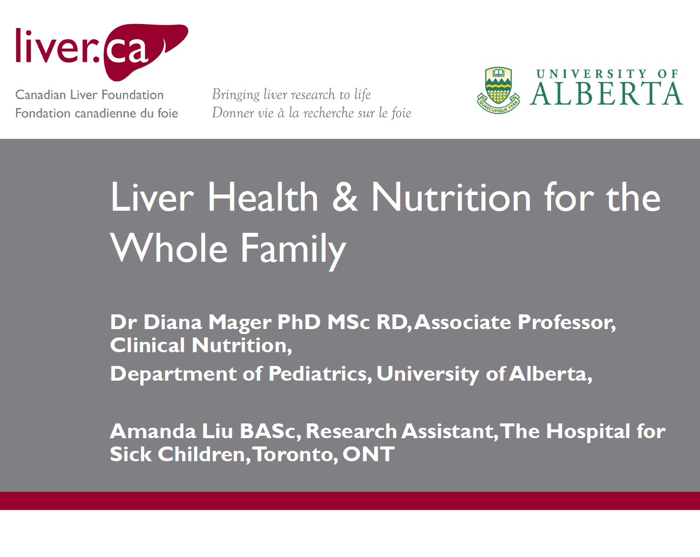 liver health and nutrition for the whole family