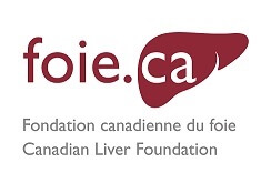 Canadian Liver Foundation Logo. Includes liver.ca and an animated liver