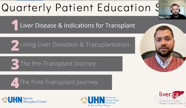 CLF + UHN Patient Education Series: Living Liver Donation and Transplantation