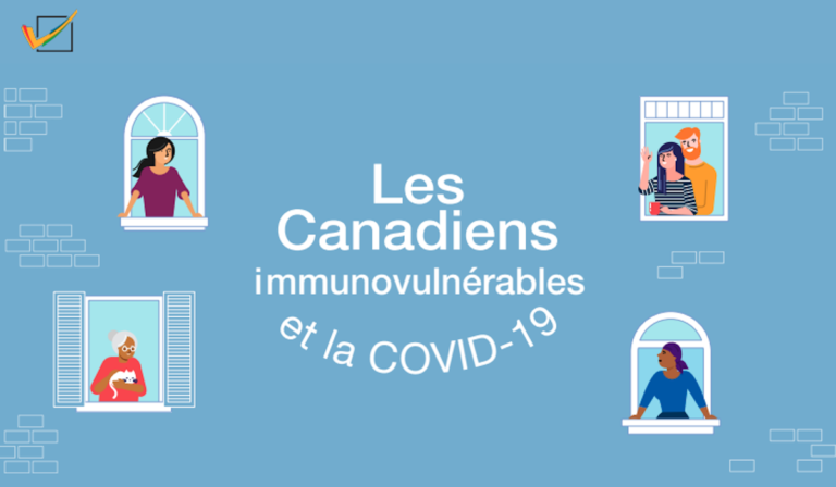 Les Canadiens immunovulnérables et la COVID-19