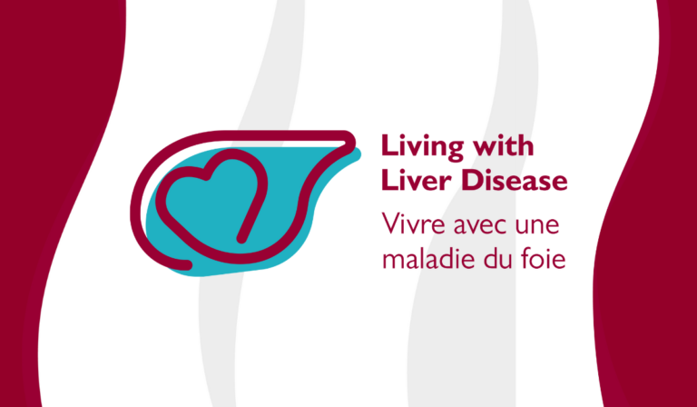 Living with liver disease logo banner
