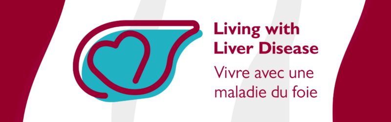 Living with liver disease logo banner